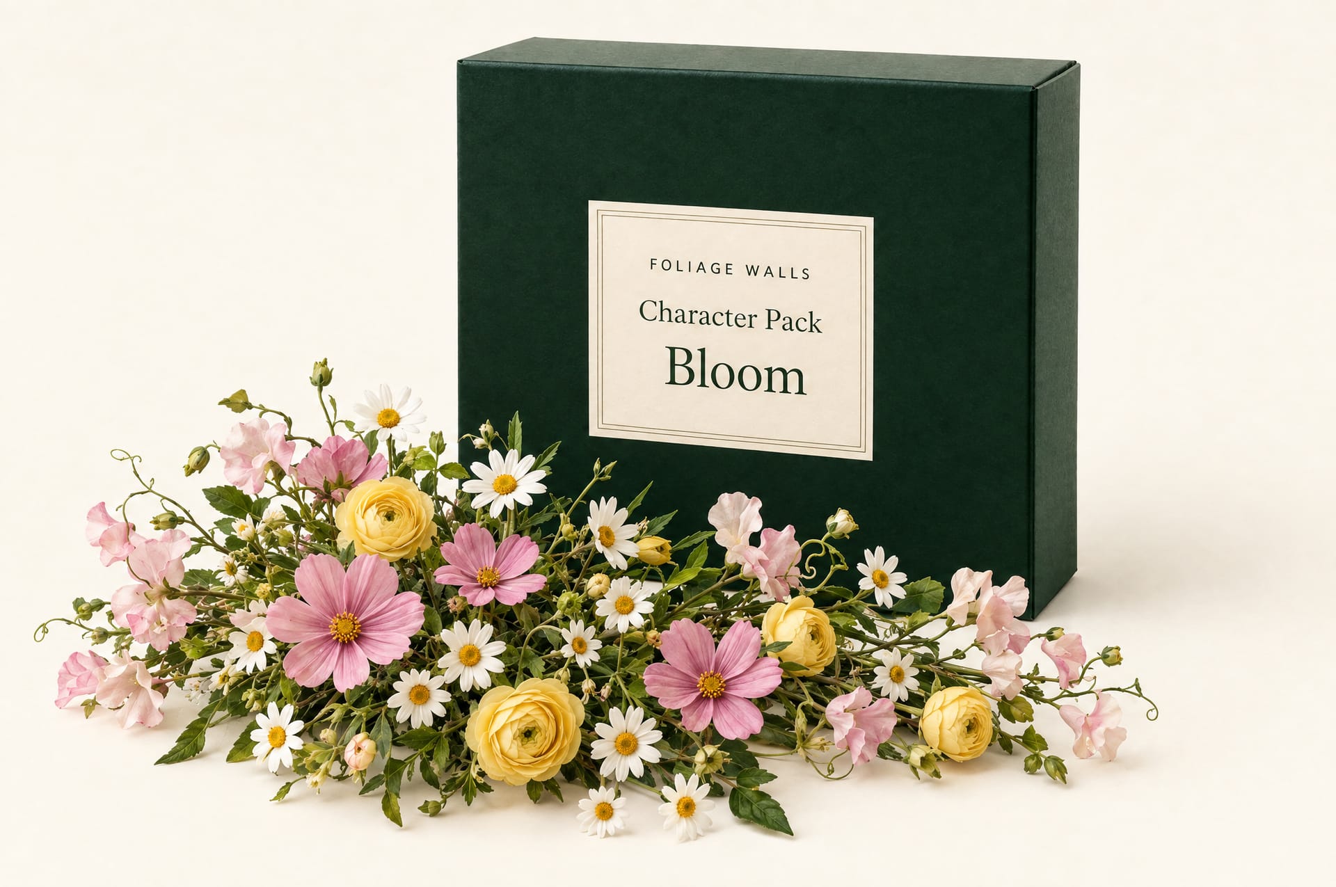 Bloom Character Pack box with loose stems