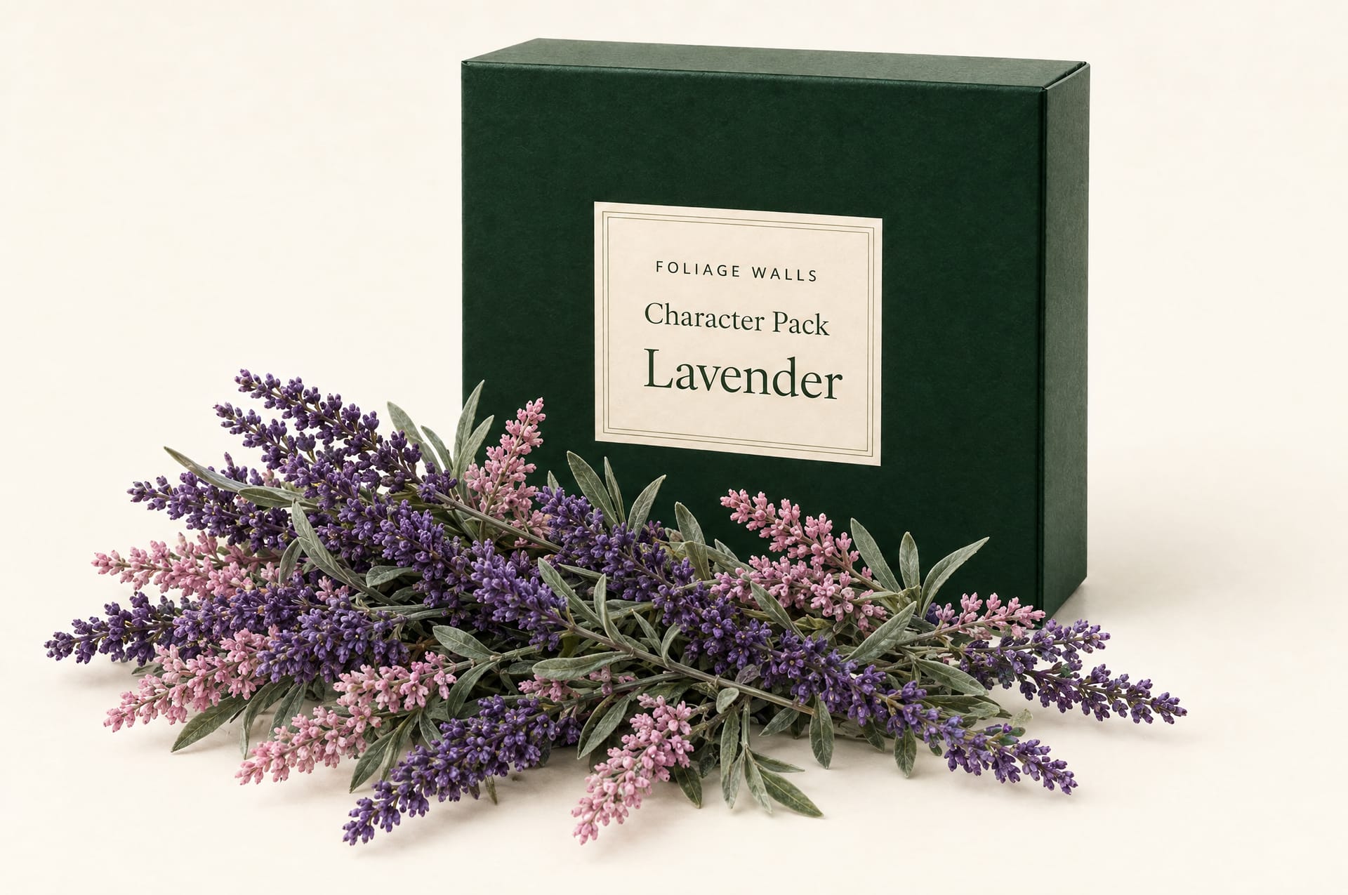 Lavender Character Pack box with loose stems