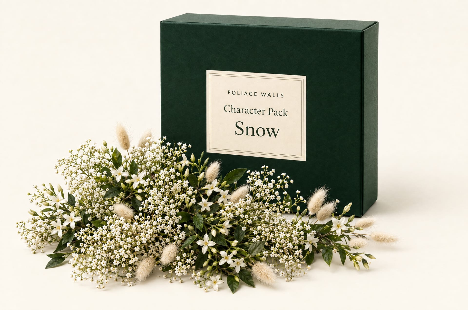 Snow Character Pack box with loose stems